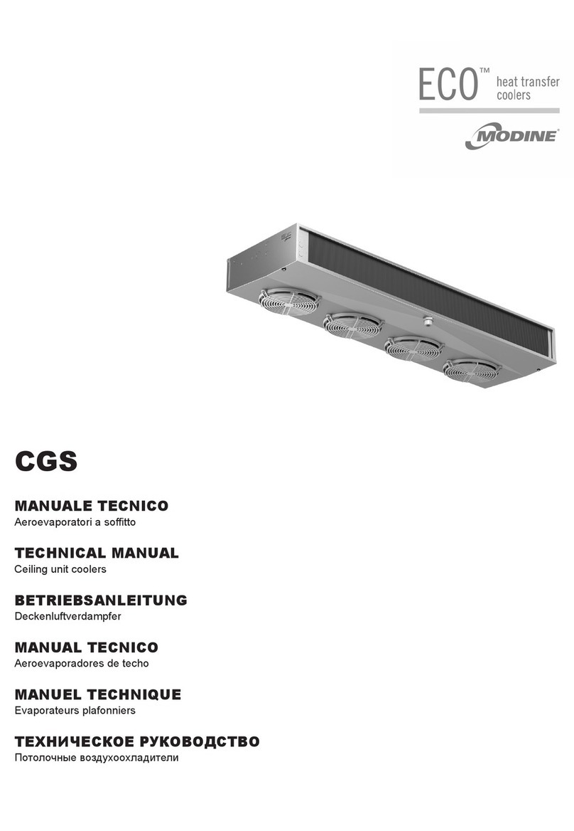 Modine Manufacturing CGS 11EH3 Technical manual