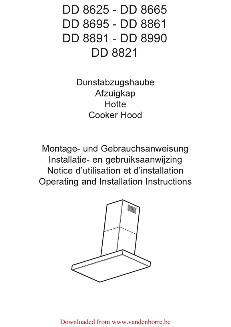 Electrolux DD 8625 Operating and installation instructions