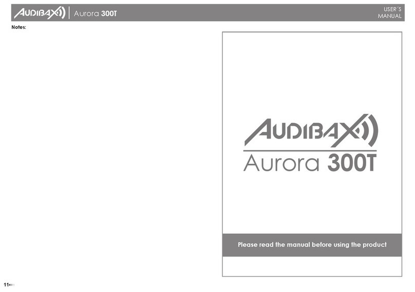 Audibax Aurora 300T user manual Audibax Aurora 300T user manual
