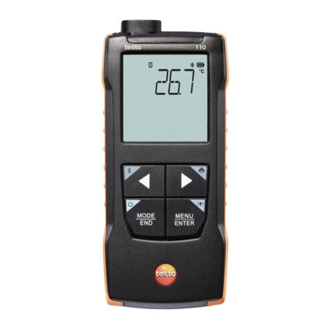 TESTO 110 User manual