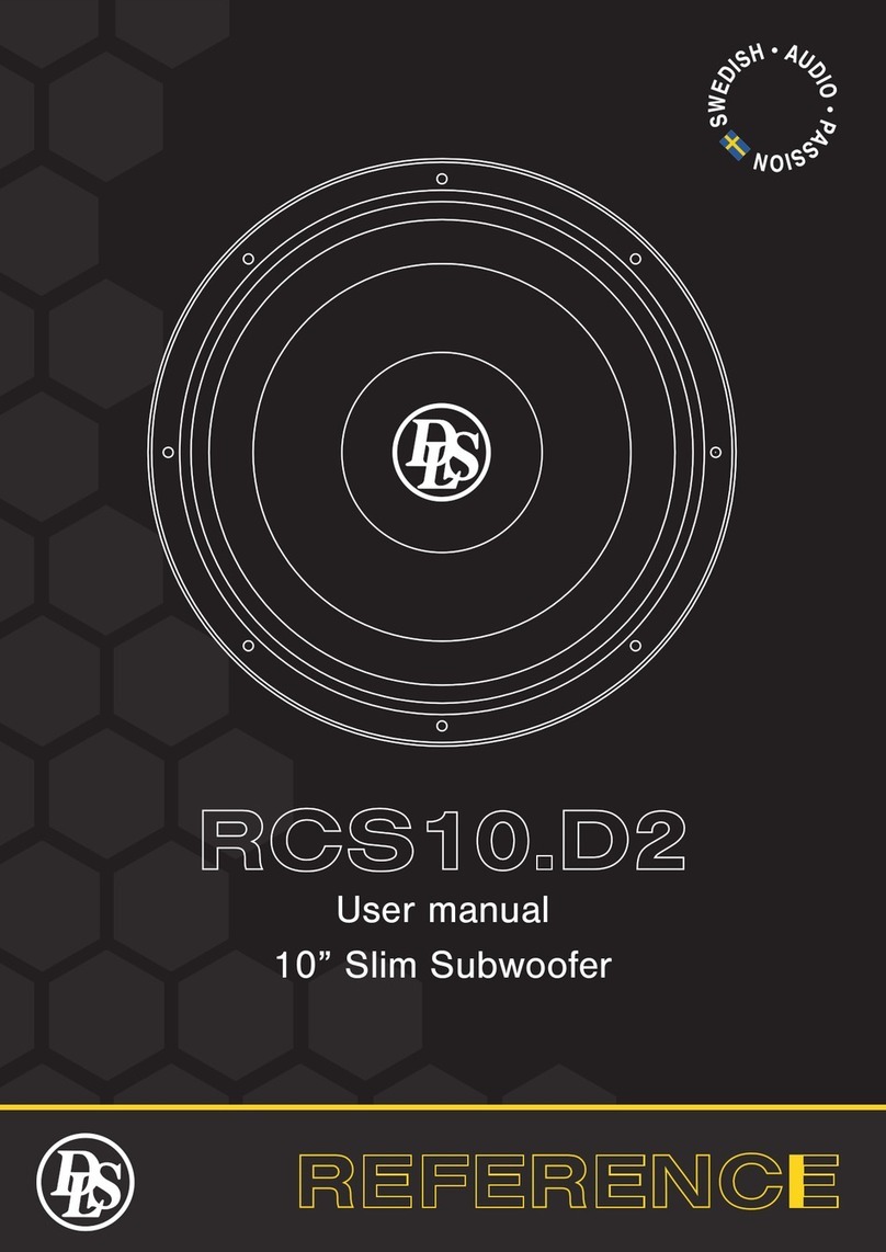 DLS RCS10.D2 user manual