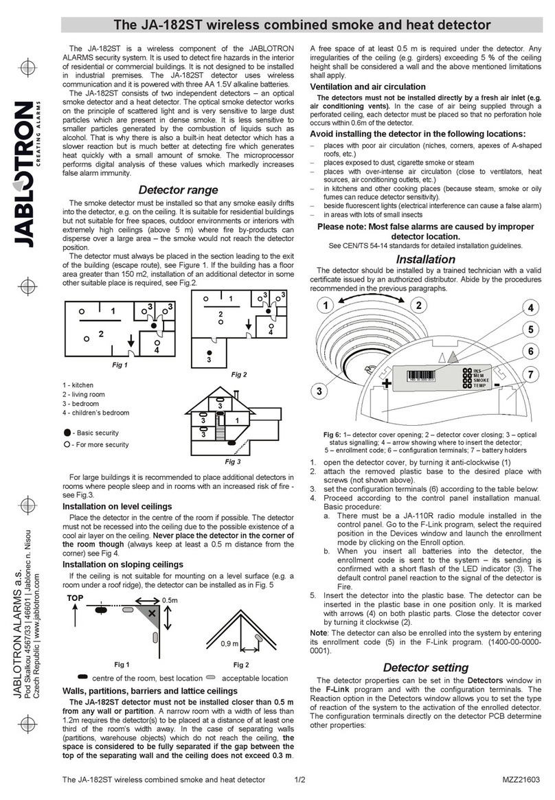 jablotron JA-182ST quick start guide jablotron JA-182ST quick start guide