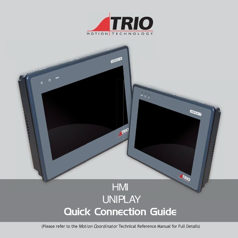 Trio UNIPLAY Quick connection guide