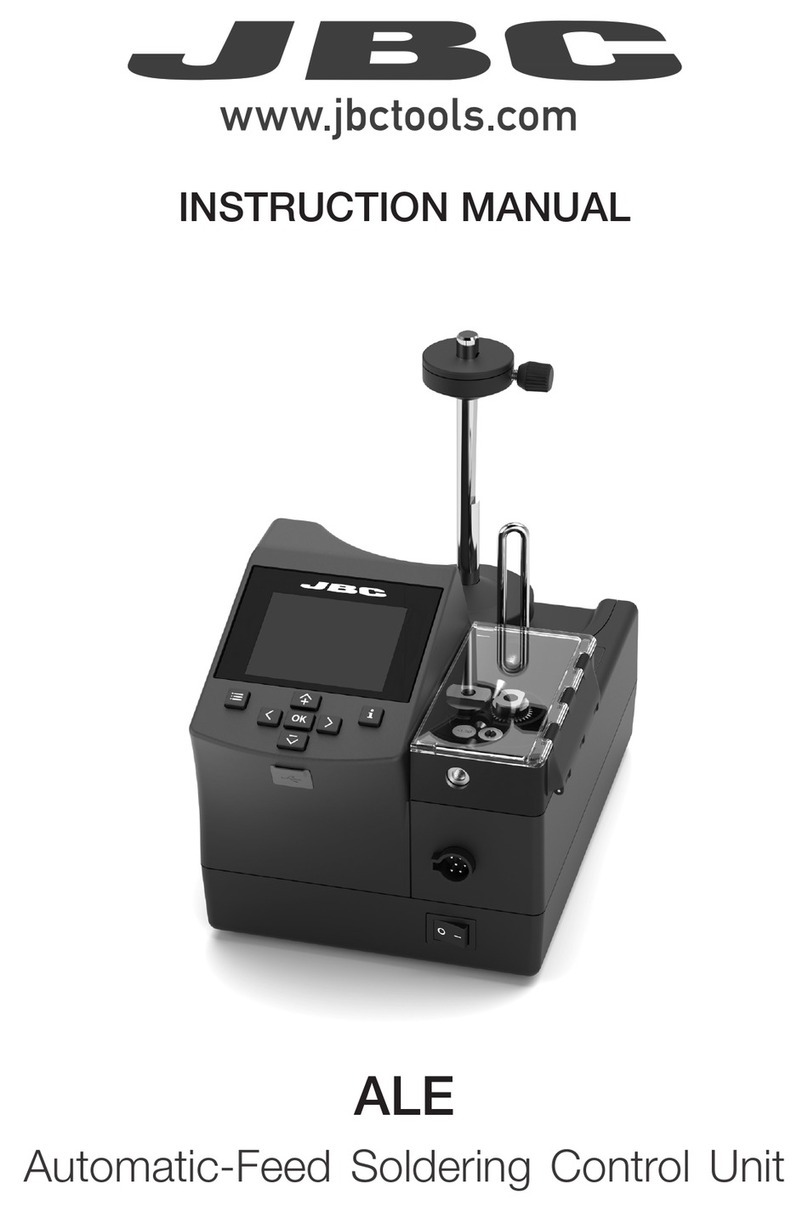 jbc ALE Series instruction manual