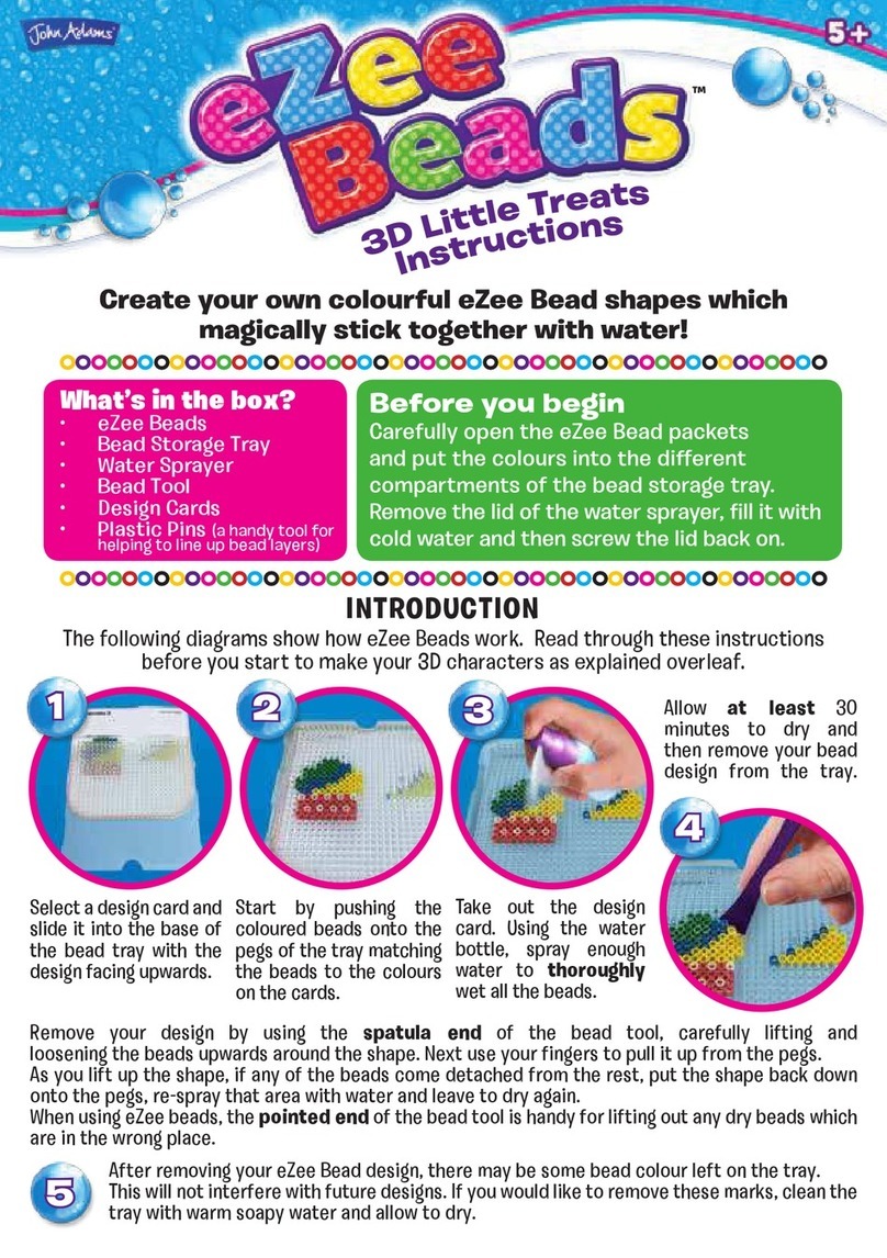 John Adams eZee Beads 3D Little Treats instructions John Adams eZee Beads 3D Little Treats instructions
