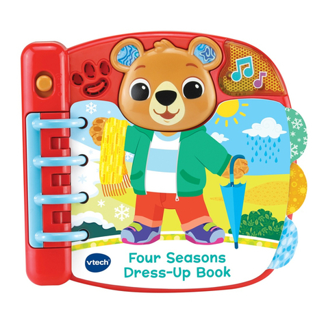 V-tech Four Seasons Dress-Up Book User manual