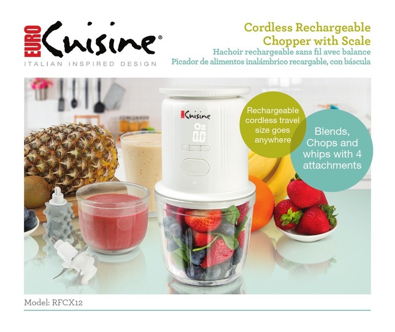 Euro Cuisine RFCX12 manual