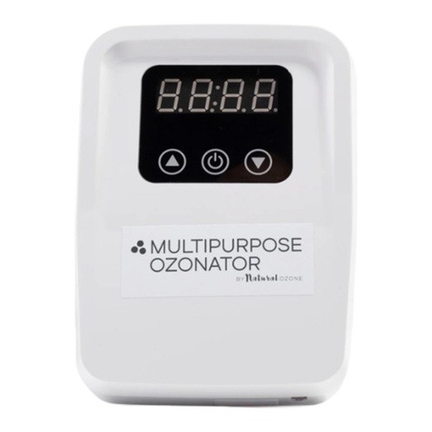 Natural Ozone Multipurpose Ozonator user manual