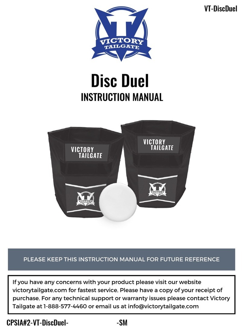 Victory Tailgate Disc Duel instruction manual