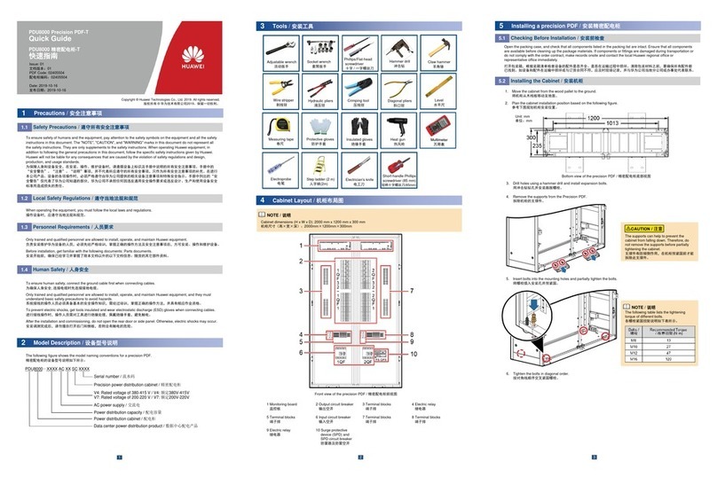 Huawei PDU8000 Series User manual Huawei PDU8000 Series User manual