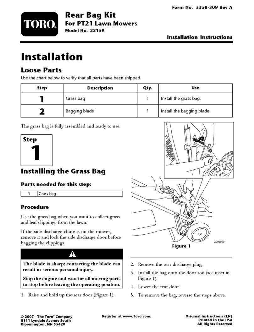Toro 22159 installation instructions