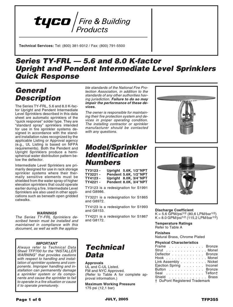 Tyco TY-FRL Series manual