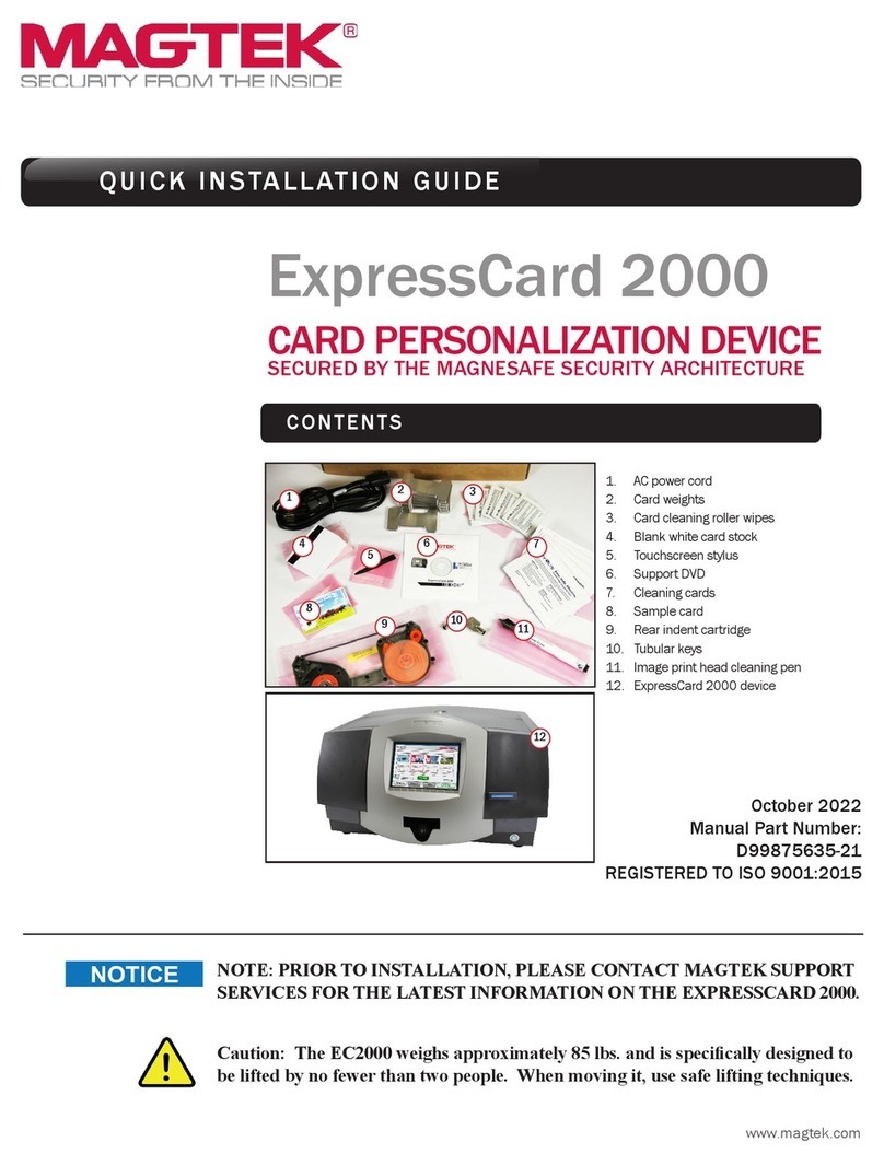 Magtek ExpressCard 2000 User manual