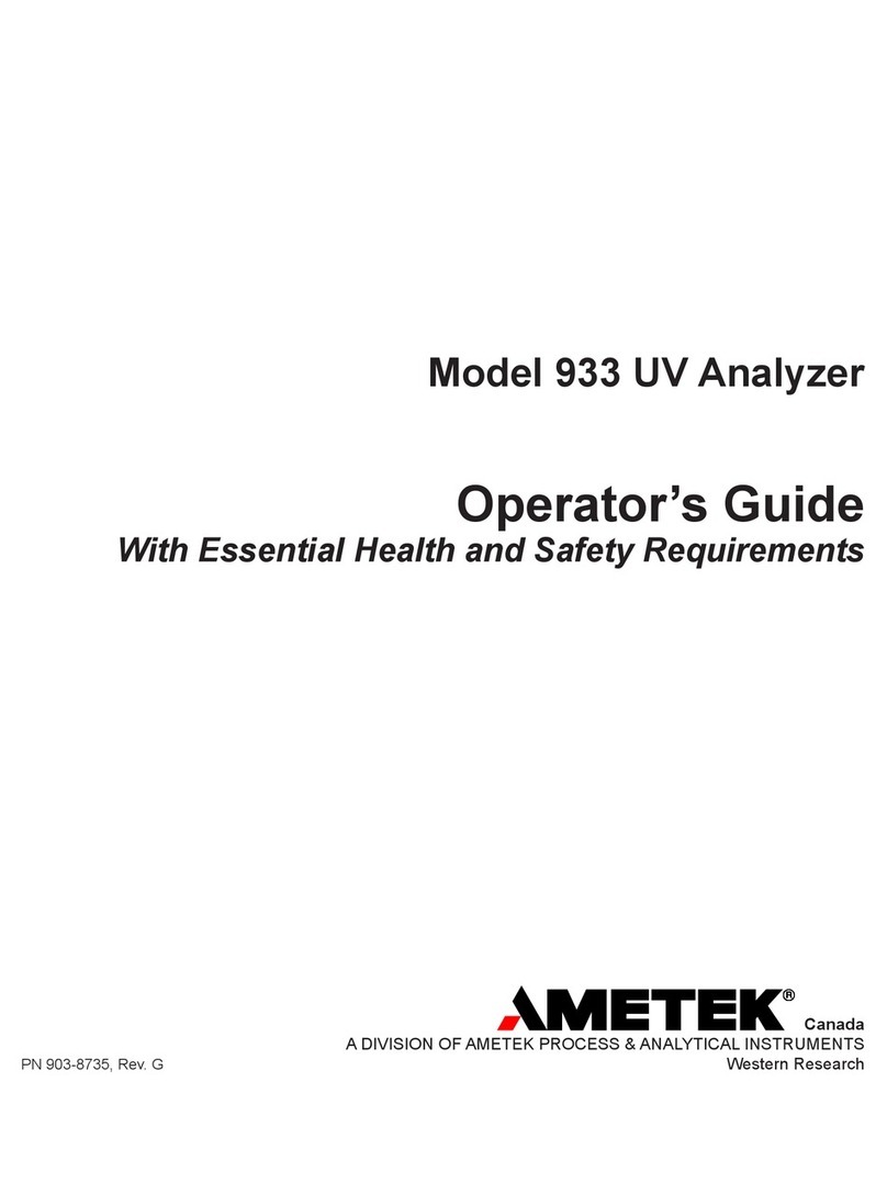 Metek 933 Operator's guide