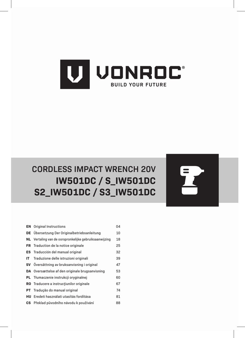 VONROC IW501DC Original instructions