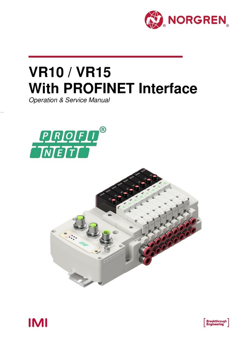 Norgren VR10 Operation & service manual