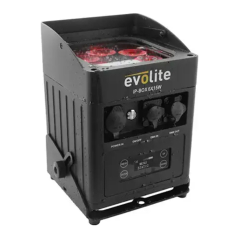 Evo-lite IP-BOX 6X15W user manual