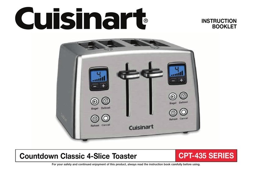 Cuisinart CPT-435 Instruction booklet
