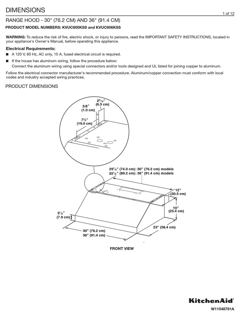 KitchenAid KVUC600KSS manual