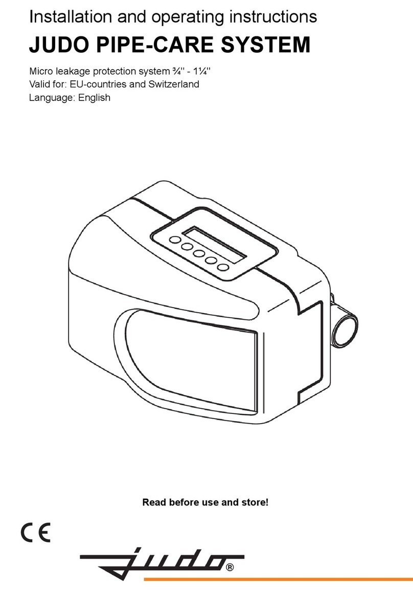 Judo PIPE-CARE SYSTEM Installation and operating instructions