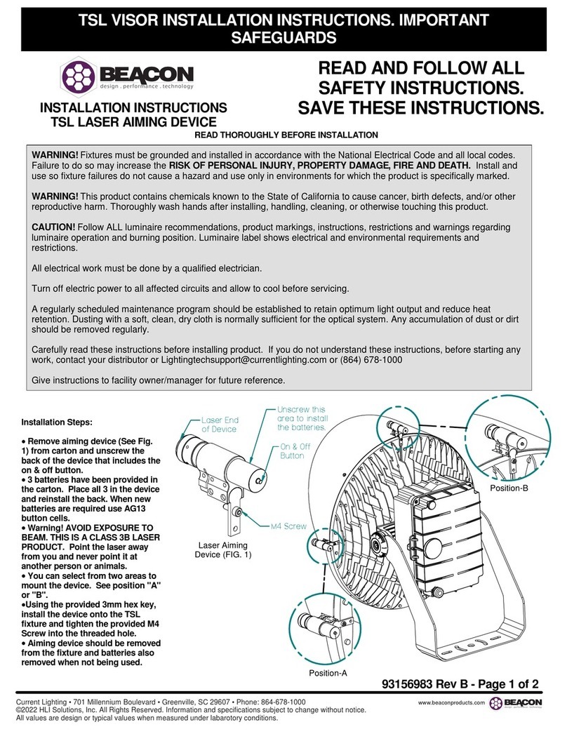 Beacon TSL VISOR installation instructions