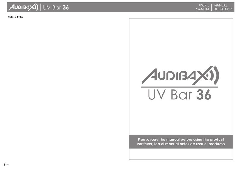 Audibax UV Bar 36 user manual