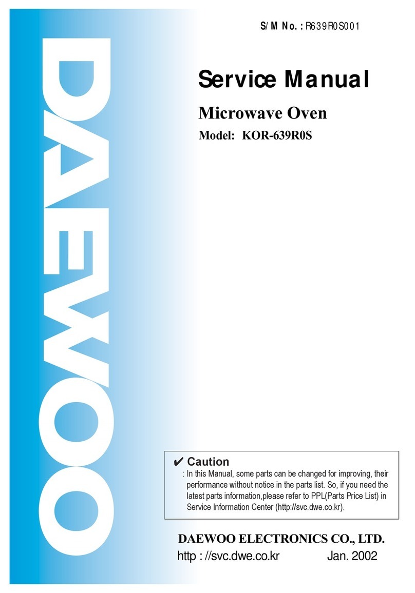 Daewoo KOR-639R0S User manual