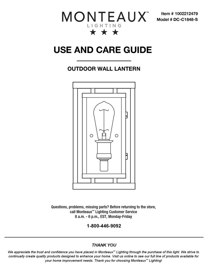 MONTEAUX DC-C1848-S Use and care guide