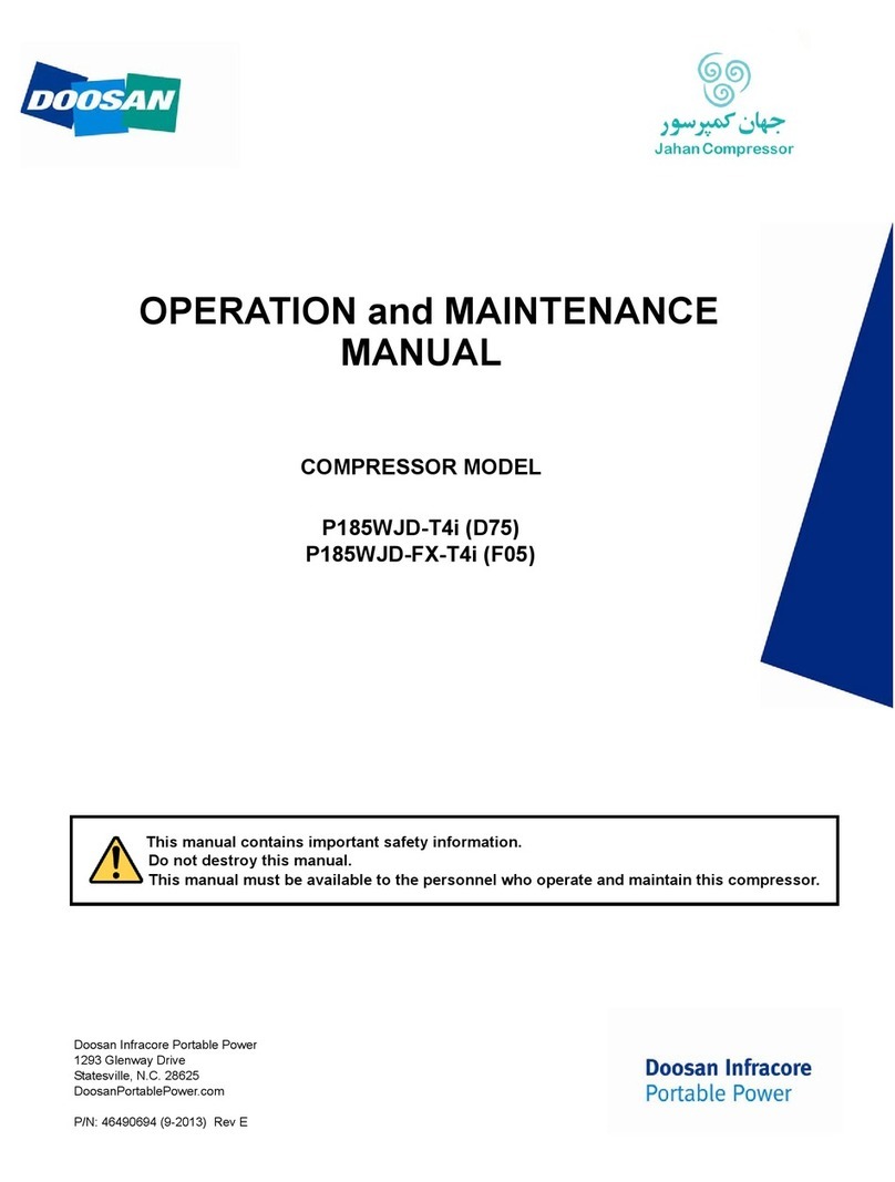 Doosan P185WJD-FX-T4i Operation and maintenance manual Doosan P185WJD-FX-T4i Operation and maintenance manual