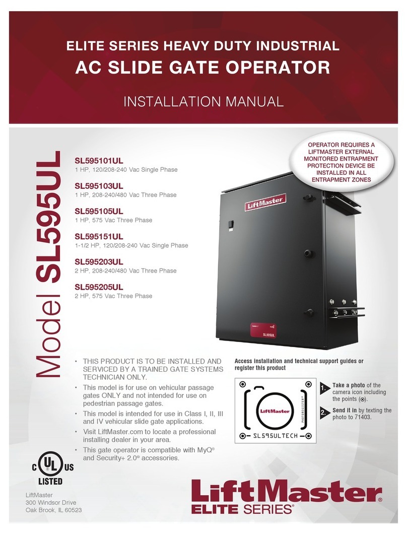 Chamberlain SL595101UL User manual Chamberlain SL595101UL User manual
