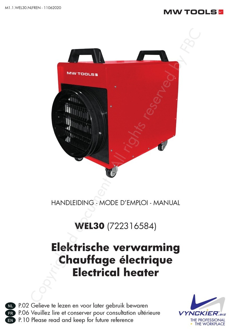 Vynckier MW TOOLS WEL30 manual
