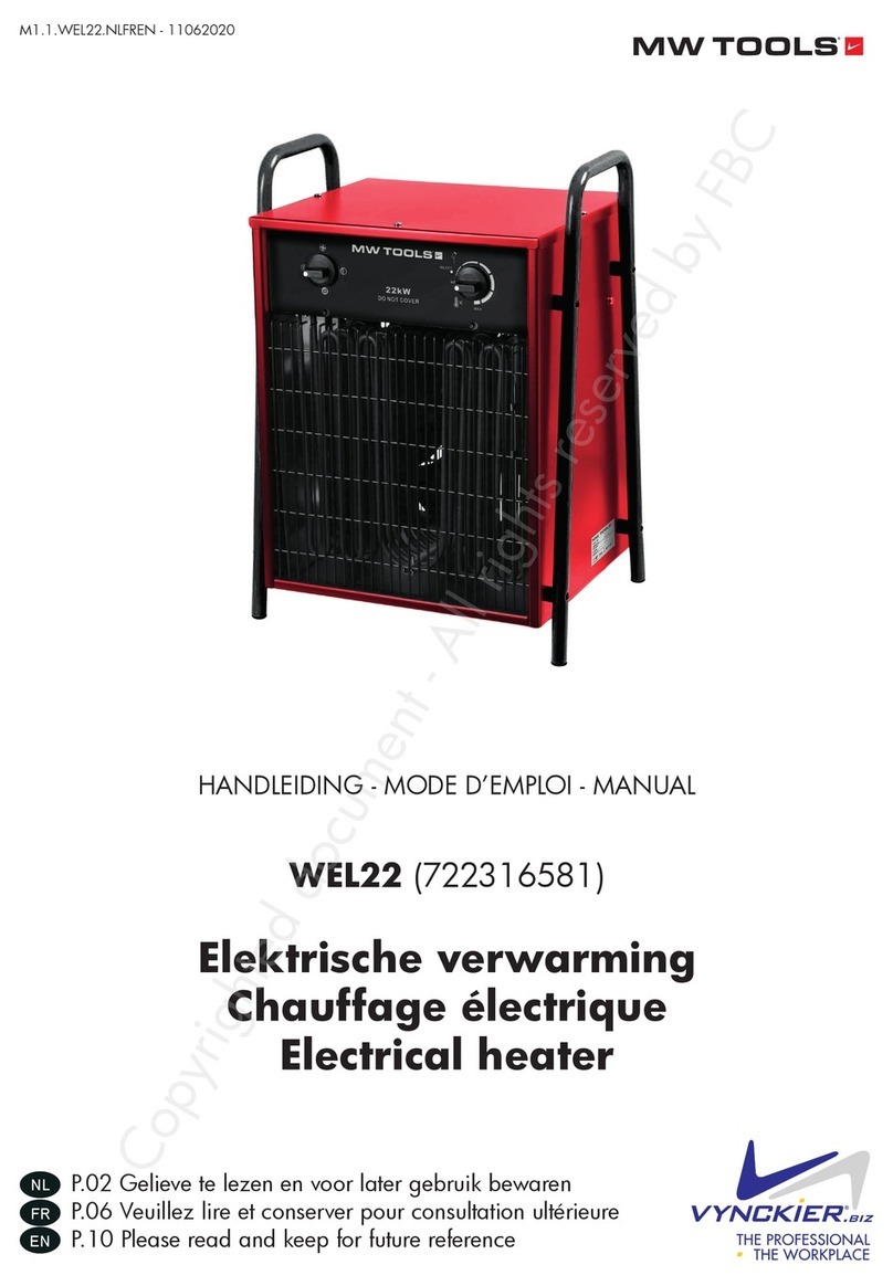 Vynckier MW TOOLS WEL22 manual