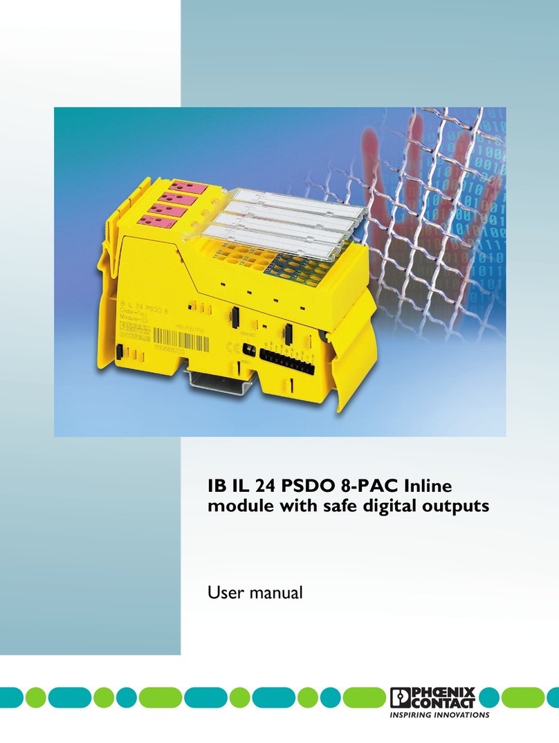 Phoenix Contact IB IL 24 PSDO 8-PAC user manual