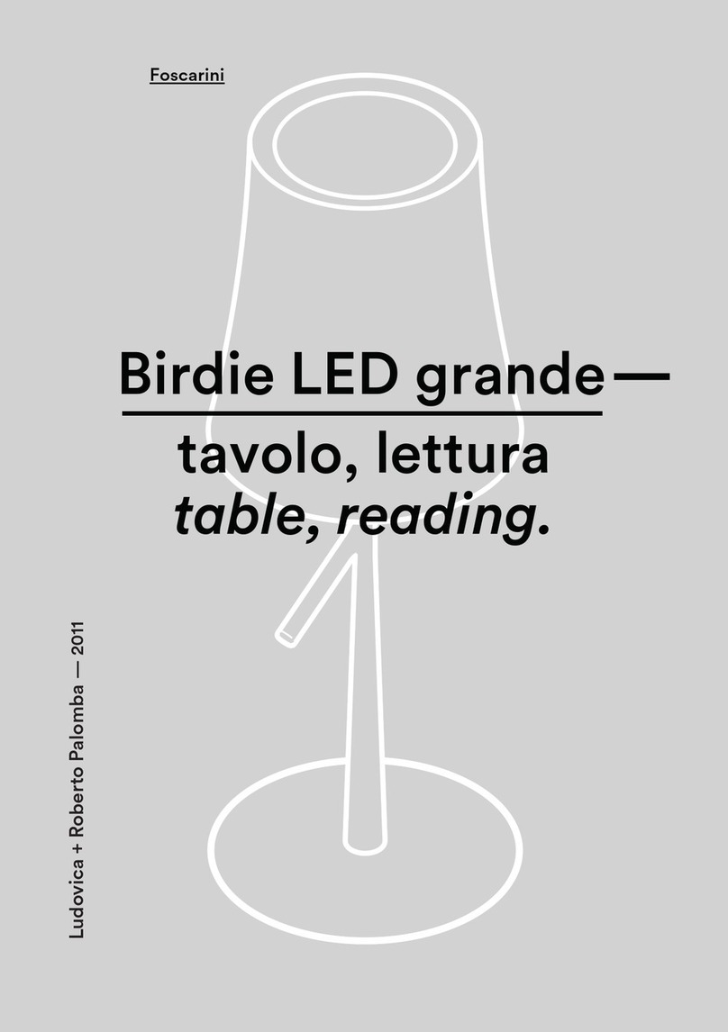FOSCARINI Birdie LED grande User manual