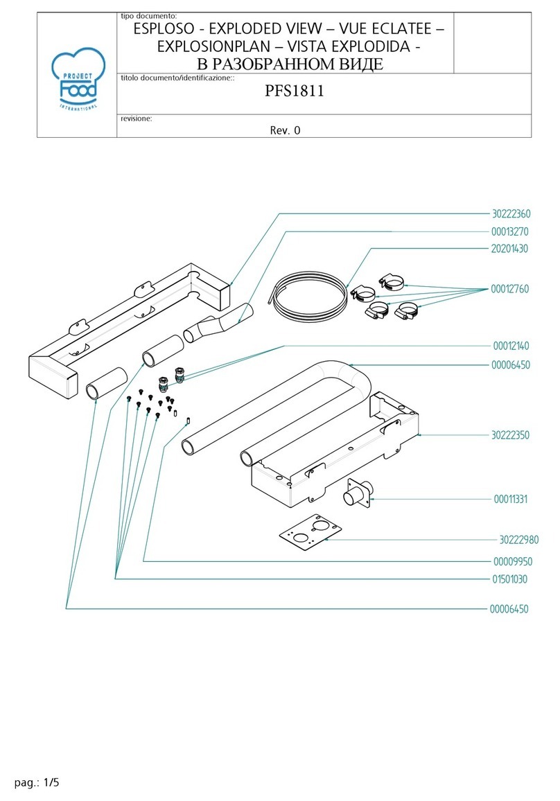 Project Food PFS1811 Mounting instructions Project Food PFS1811 Mounting instructions