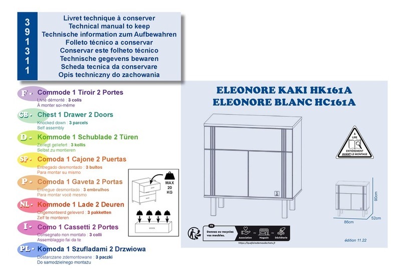 SAUTHON easy ELEONORE KAKI HK161A User manual
