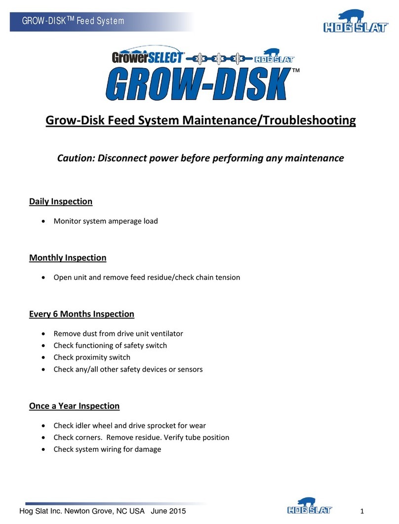 Hog Slat GrowerSELECT Grow-Disk maintenance
