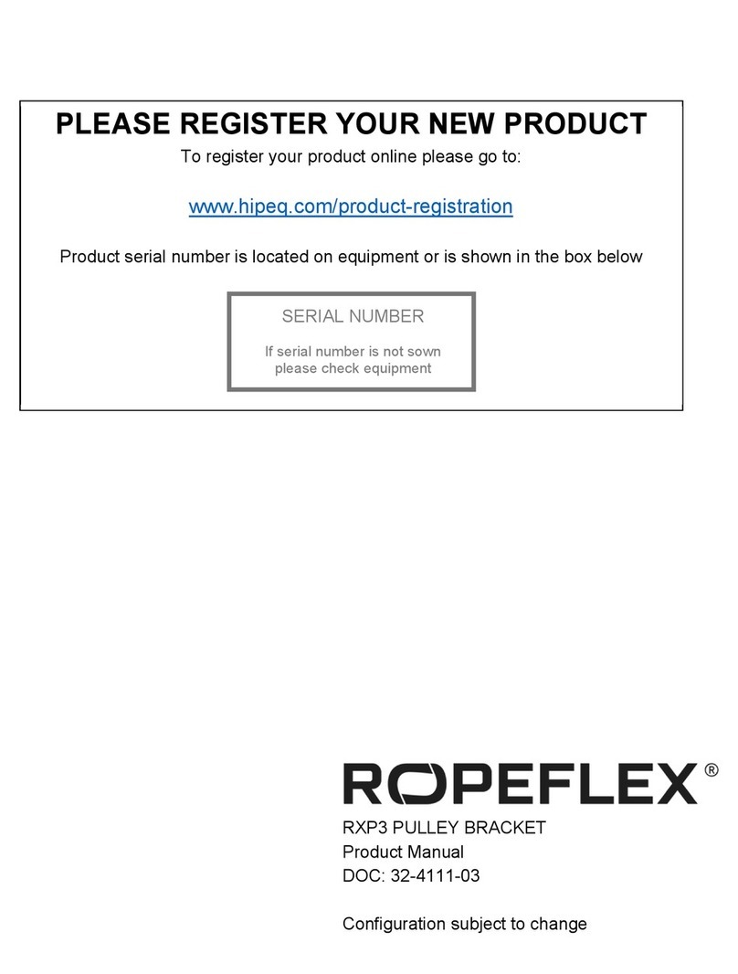 Ropeflex RXP3 product manual
