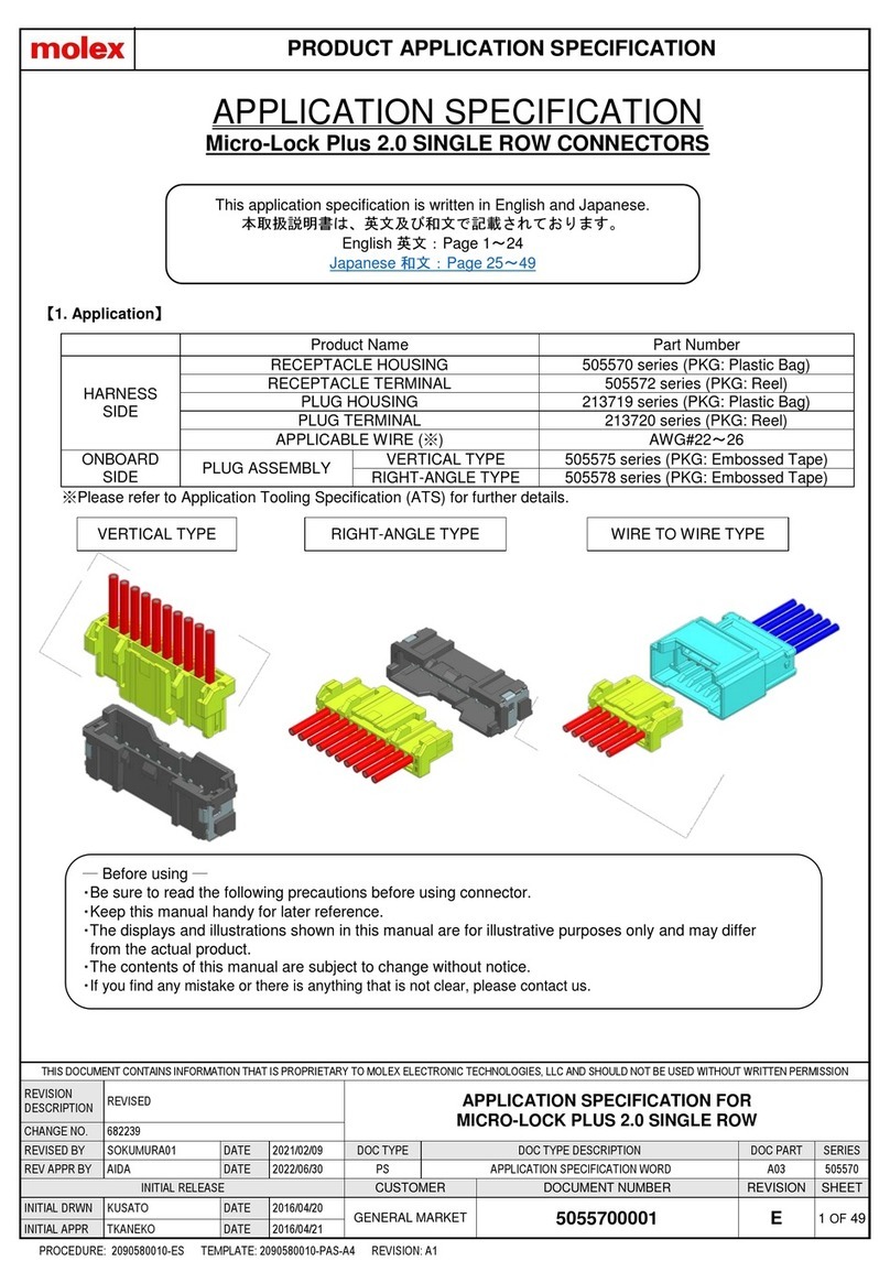 molex Micro-Lock Plus 2.0 User guide molex Micro-Lock Plus 2.0 User guide
