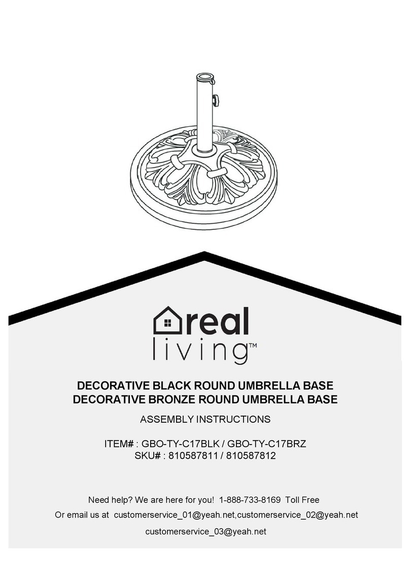 real living GBO-TY-C17BLK Assembly instructions