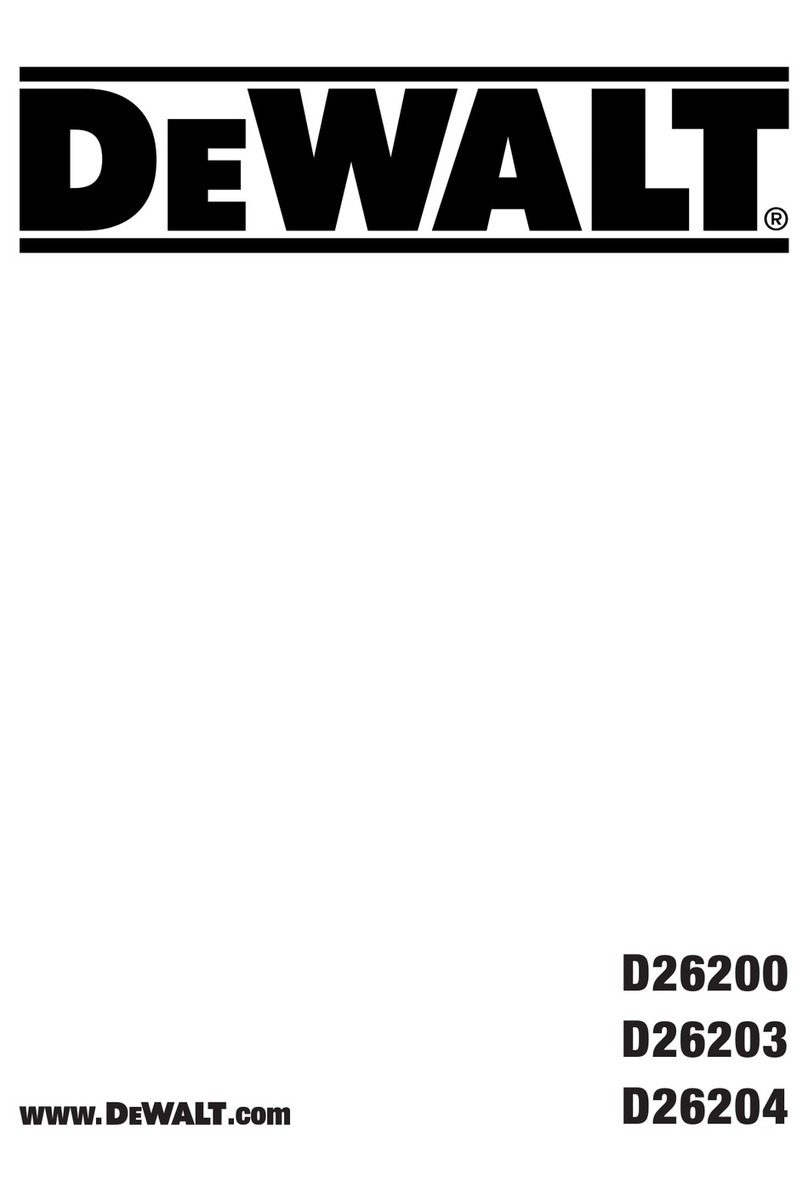 DeWalt D26203 Original instructions