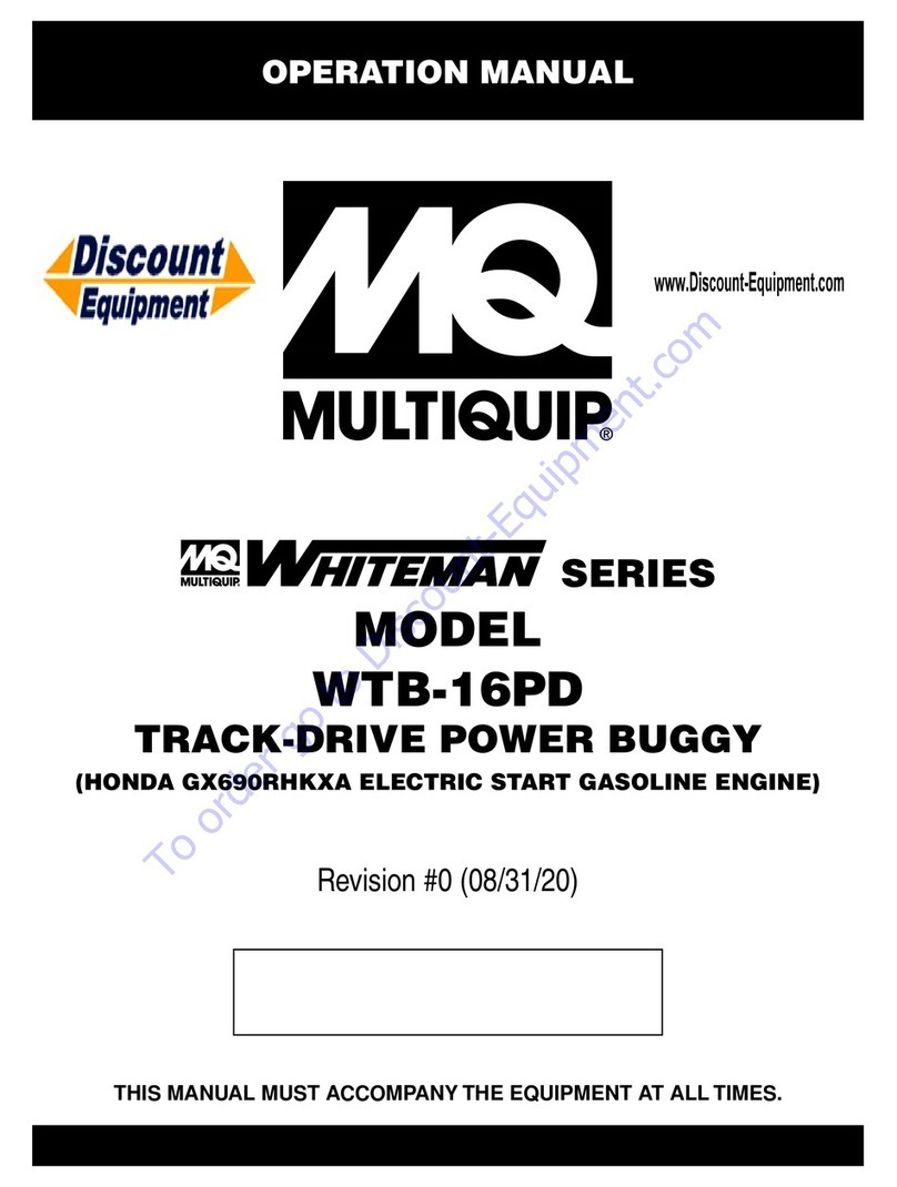 MULTIQUIP WTB-16PD User manual