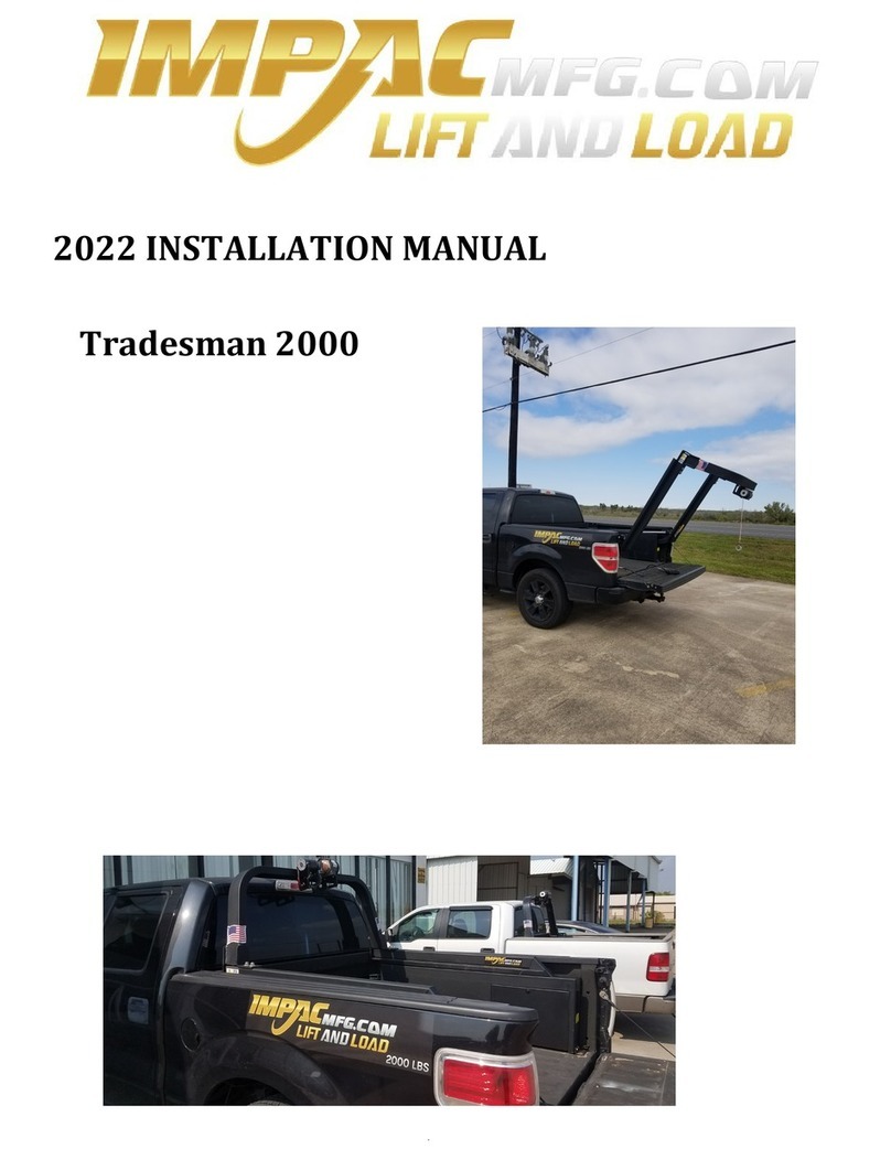 Impac Tradesman 2000 installation manual