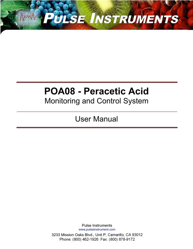 Pulse Instruments POA08 User manual