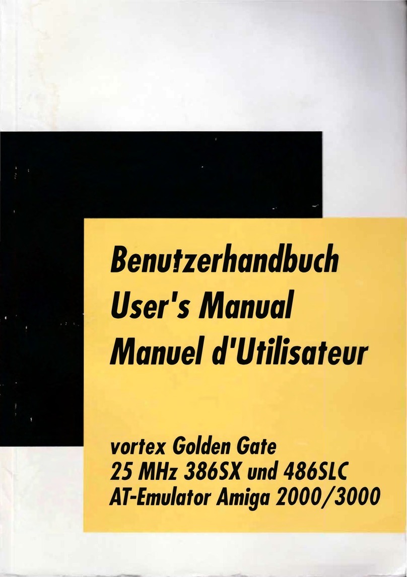 Vortex Golden Gate 386SX user manual