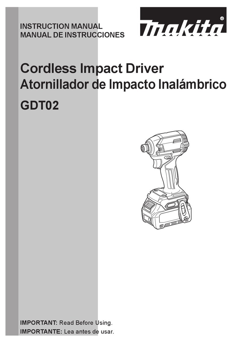 Makita XGT GDT02 instruction manual