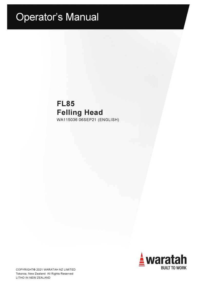 waratah FL85 Operator's manual