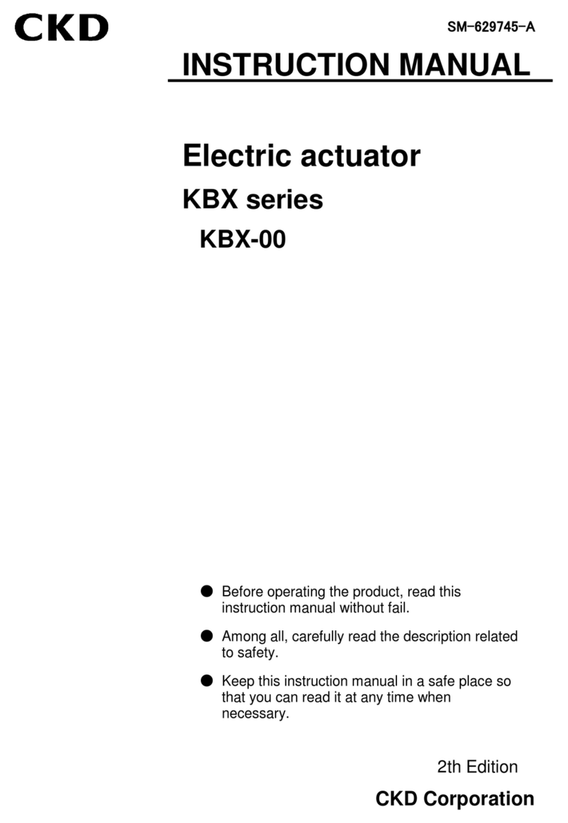 CKD KBX Series User manual