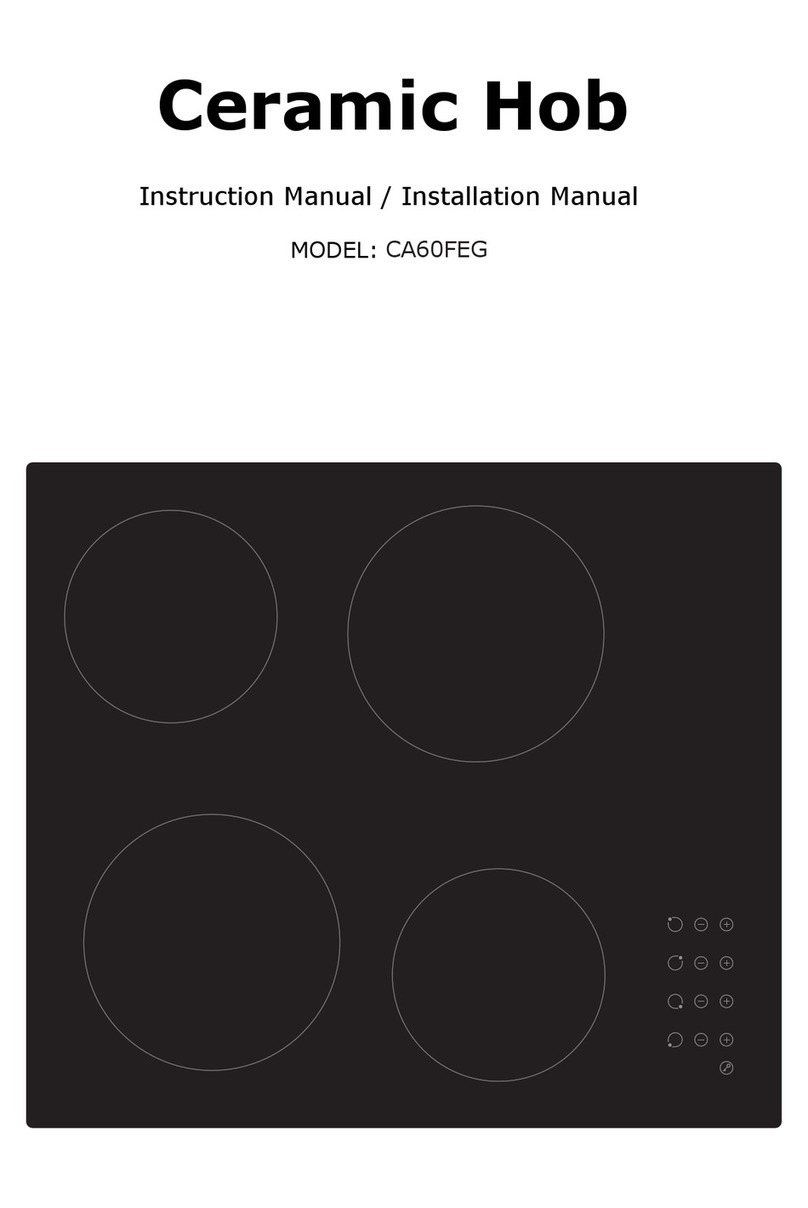 Casa CA60FEG Instruction manual / installation manual