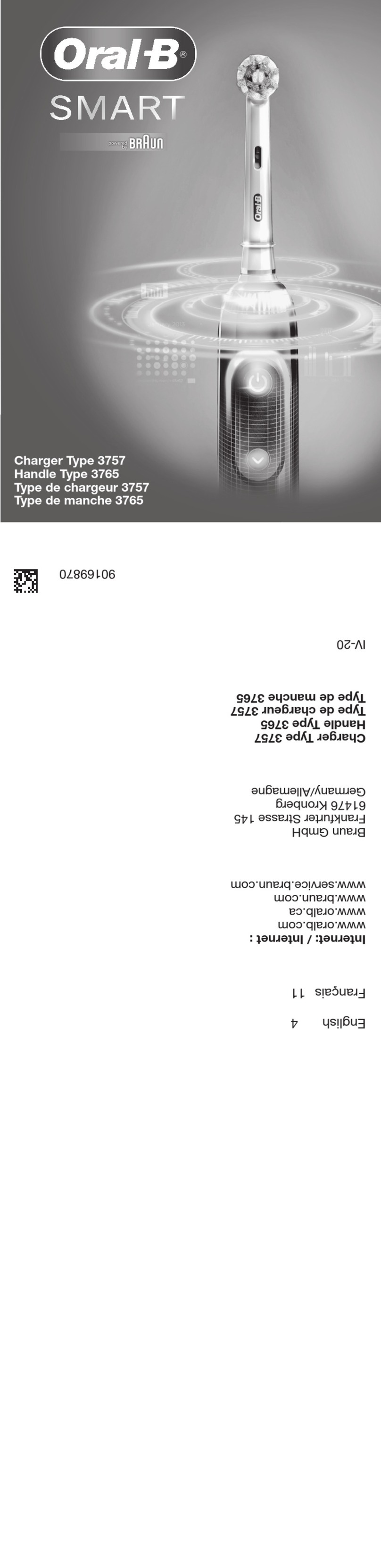 Braun Oral-B SMART 3757 User manual